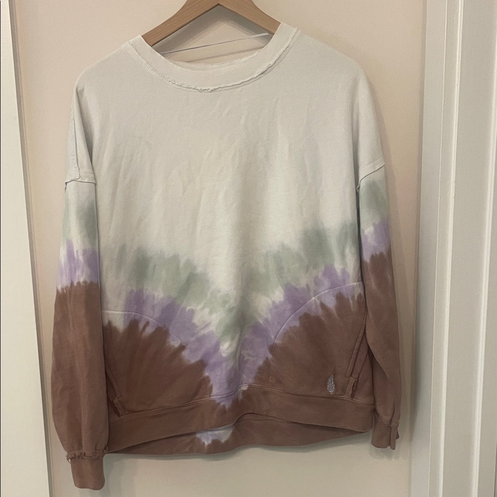 Free People Movement size XS tie dye sweatshirt
